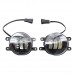 2pcs Fog Light Lamp White/Yellow Dual Color LED Bumper Driving Fog lamp Replacement For Toyota