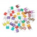 100pcs Mini Blade Fuses Auto Car Truck Assortment Fuse Kit 40A 3A 5A 7.5A 10A 15A 20A 25A 30A 35A