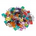 100pcs Mini Blade Fuses Auto Car Truck Assortment Fuse Kit 40A 3A 5A 7.5A 10A 15A 20A 25A 30A 35A