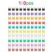 100pcs Mini Blade Fuses Auto Car Truck Assortment Fuse Kit 40A 3A 5A 7.5A 10A 15A 20A 25A 30A 35A