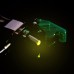 Car Toggle Switch 12V 20A LED Light Toggle Engine Ignition Switch On Off Button Green Cover