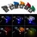 Car Toggle Switch 12V 20A LED Light Toggle Engine Ignition Switch On Off Button Green Cover