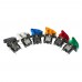 Car Toggle Switch 12V 20A LED Light Toggle Engine Ignition Switch On Off Button Green Cover