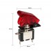 Car Toggle Switch 12V 20A LED Light Toggle Engine Ignition Switch On Off Button Green Cover